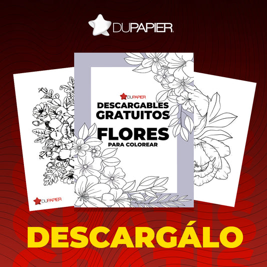 Flores para colorear