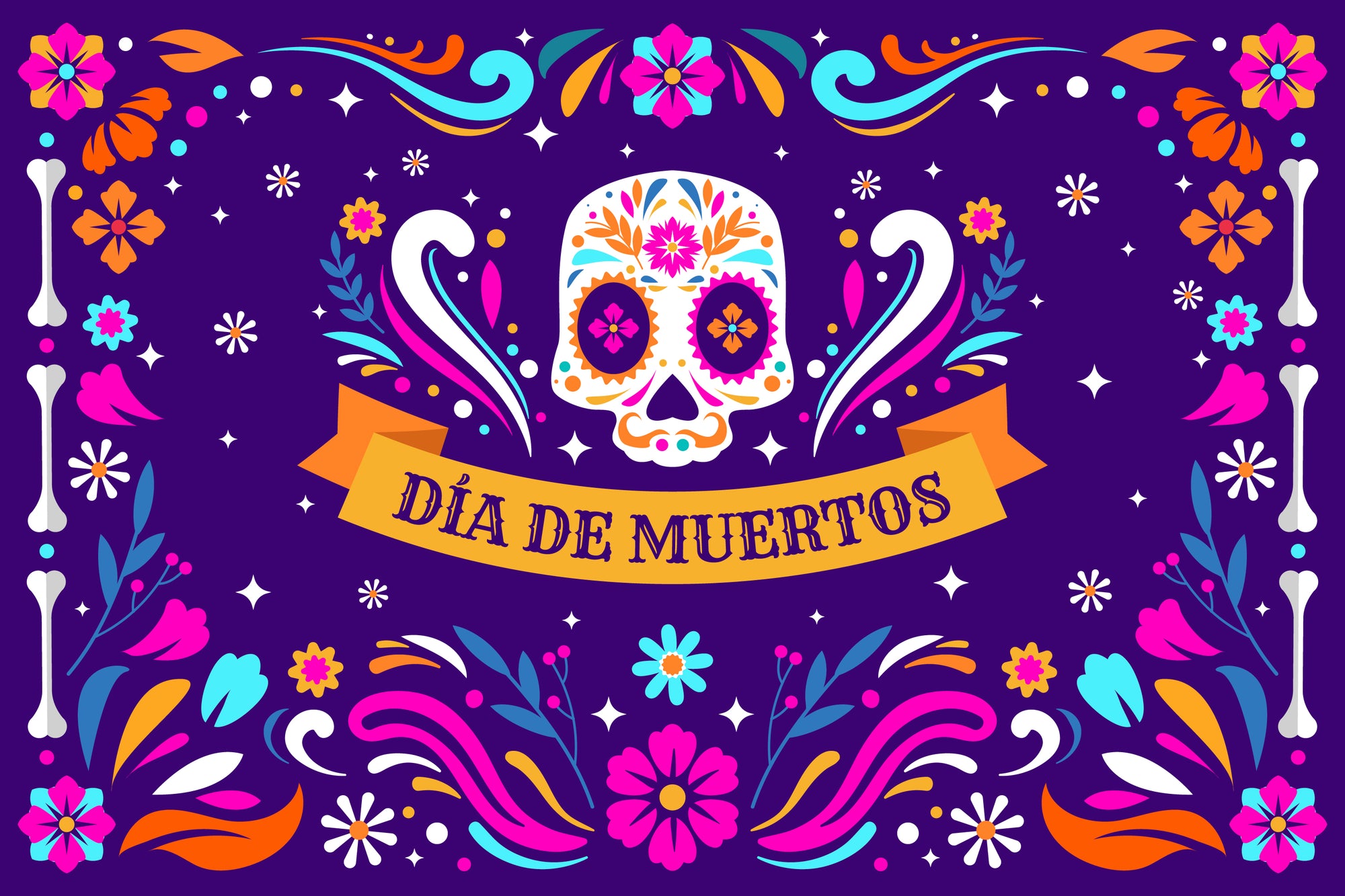 ¡Día de Muertos cuadernillo coloreable!