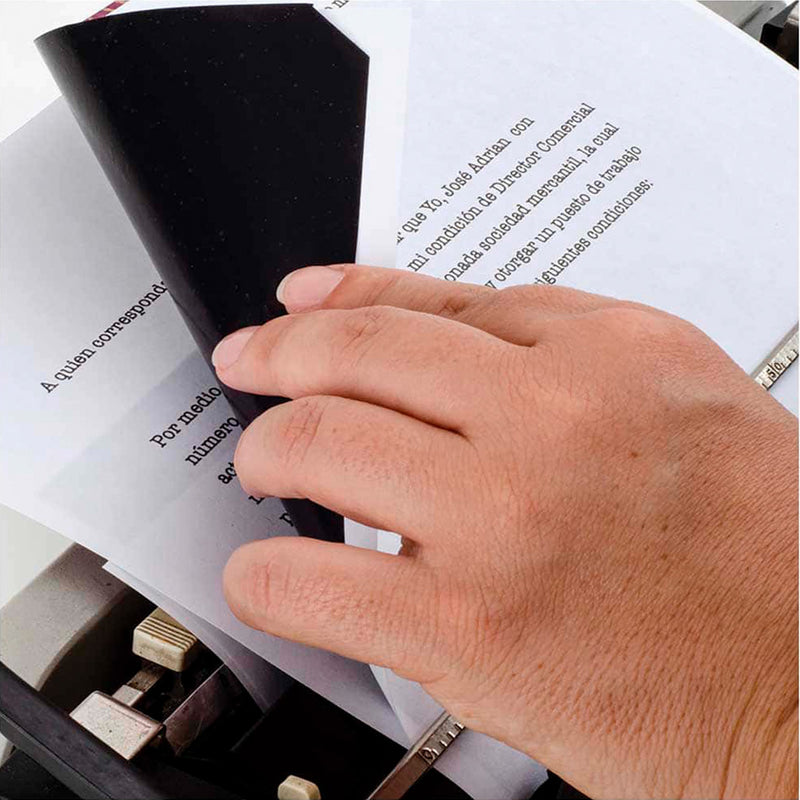 Carta Interplastic Pelikan 1022G - Fogli A4 Con Vernice Cerata, 100 Pezzi, Colore Nero - Foto 8