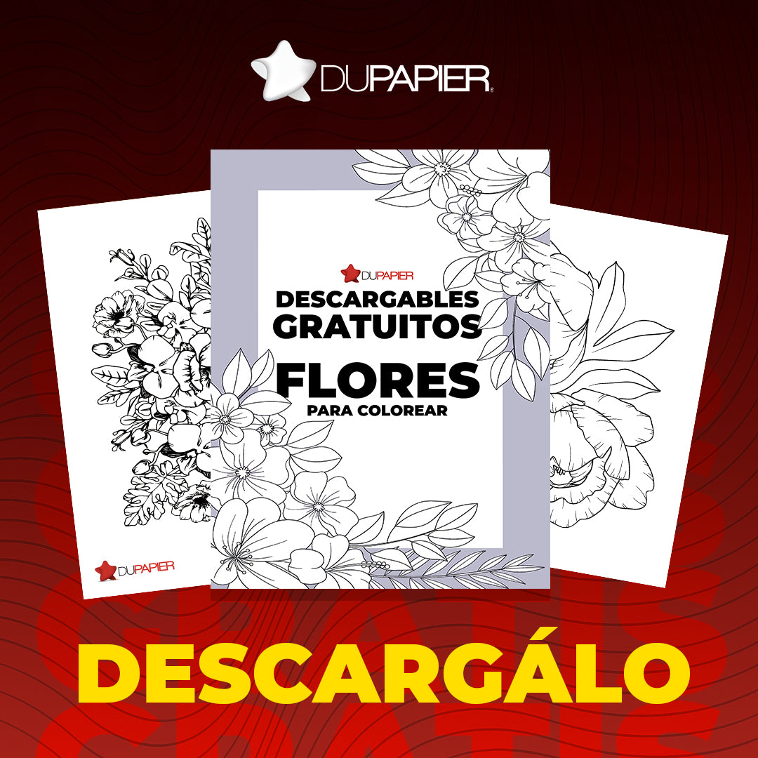 Flores para colorear