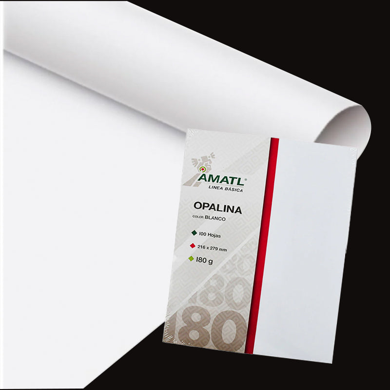 Papel opalina y cartulina