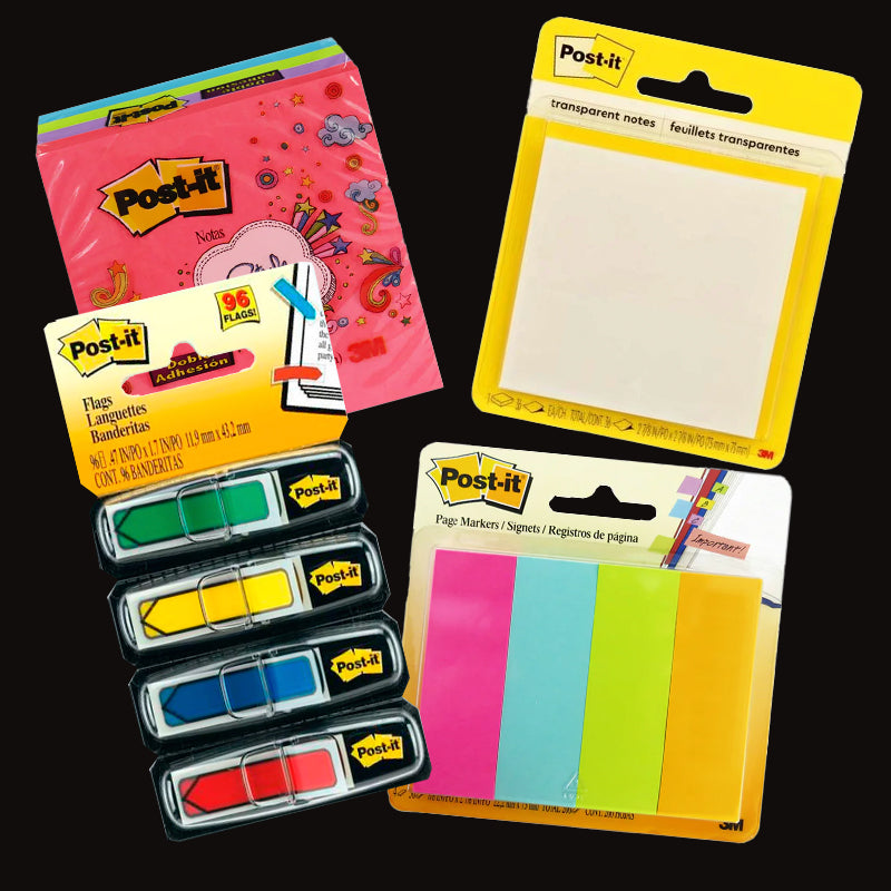 Post-It, banderitas y señaladores