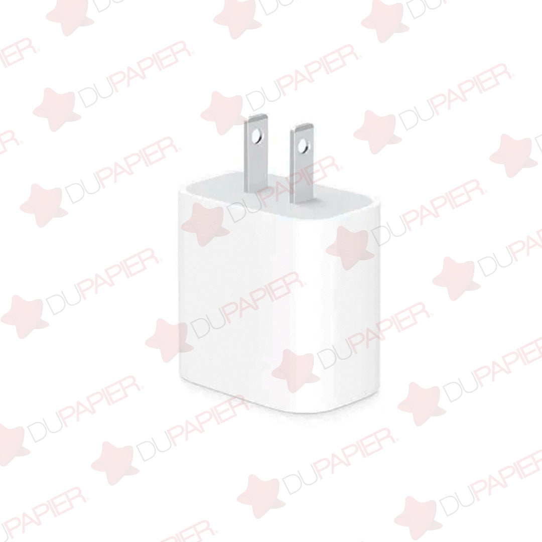Adaptador de corriente Apple MHJA3AM/A USB-C 20 W.