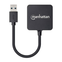 Hub Manhattan mini USB 3.0 Supervelocidad 4 puertos.