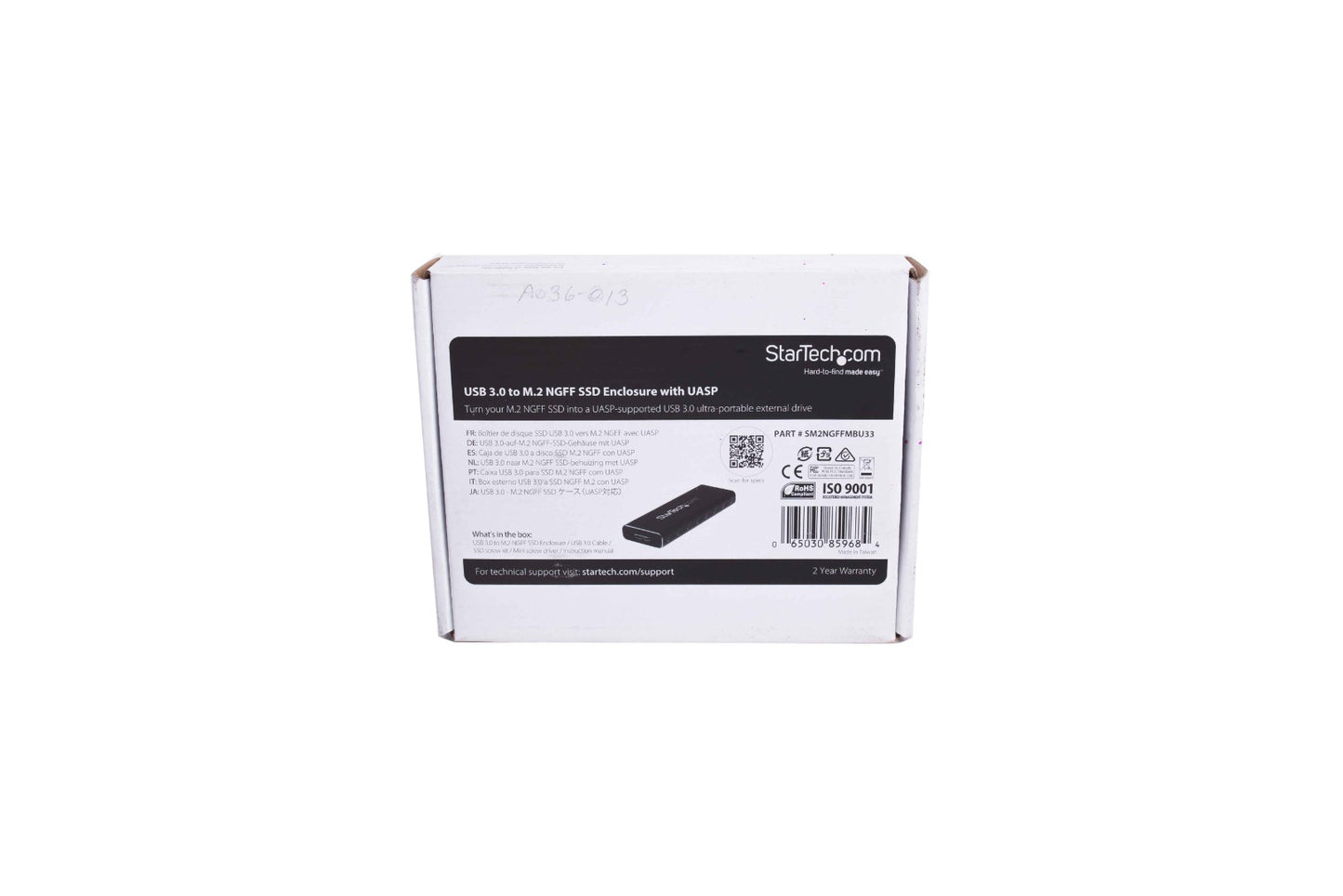 Adaptador Startech SSD M.2 a USB 3.0 SuperSpeed (SM2NGFFMBU33)