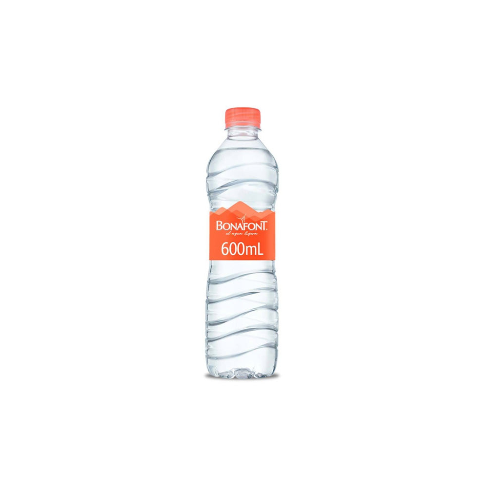 Agua Bonafont de 600 ml paquete con 24 piezas