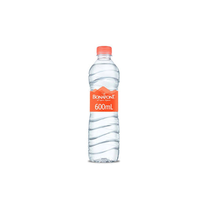 Agua Bonafont de 600 ml paquete con 24 piezas