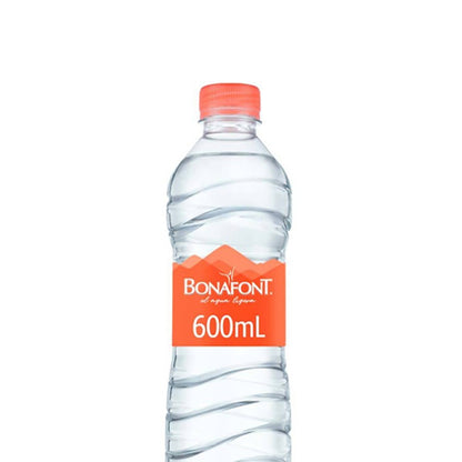 Agua Bonafont de 600 ml paquete con 24 piezas