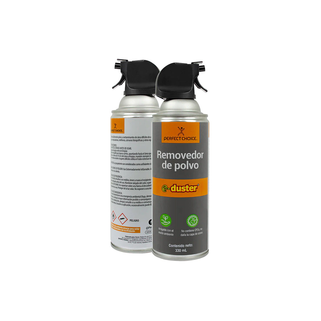 Removedor de polvo Perfect Choice e-Duster aire comprimido 330 ml.