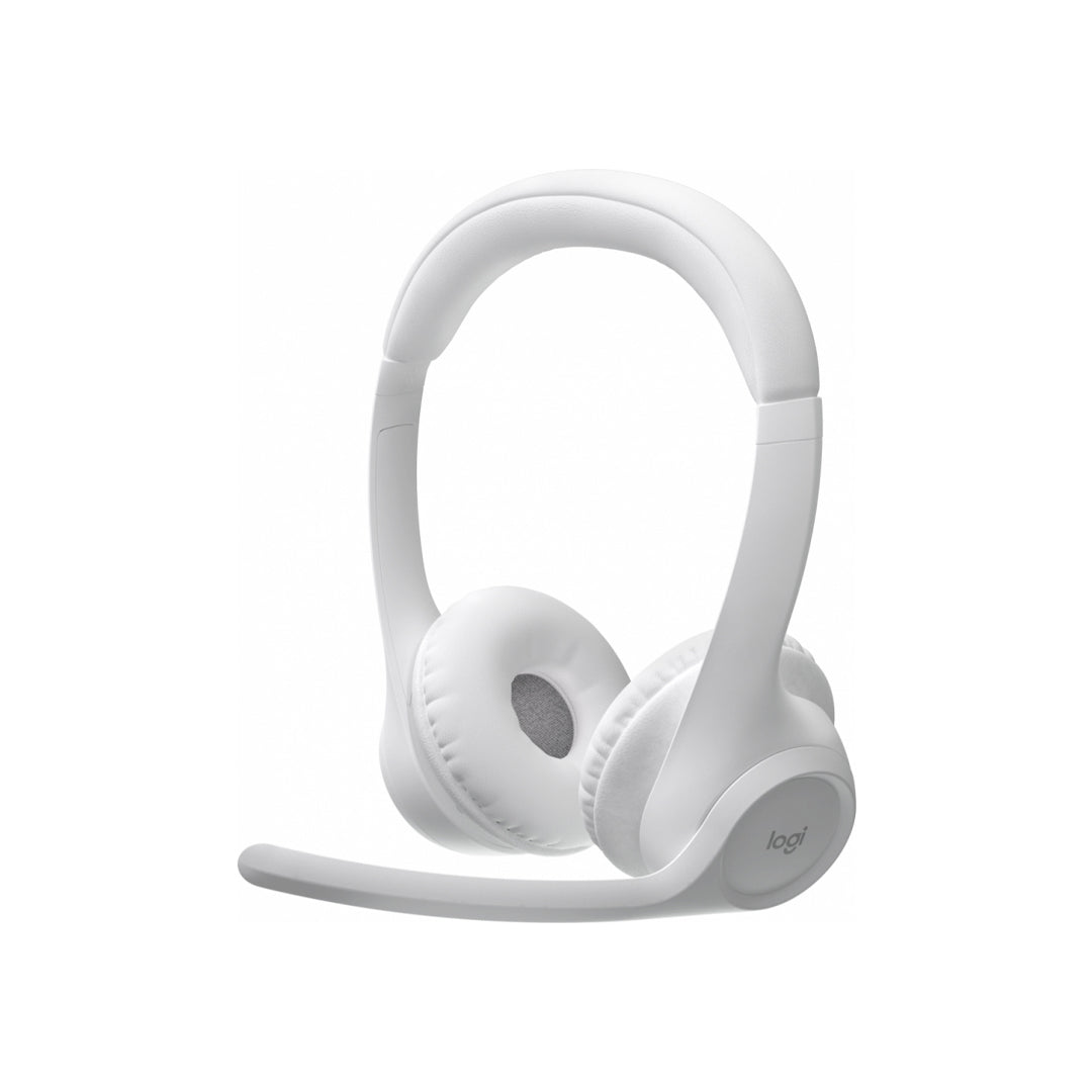 AUDIFONOS DIADEMA LOGITECH ZONE 300 INALAMBRICOS BLUETOOTH RECARGABLE BLANCOS