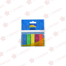 Banderitas 5 colores neón 5" x 1.69" de 25 hojas.