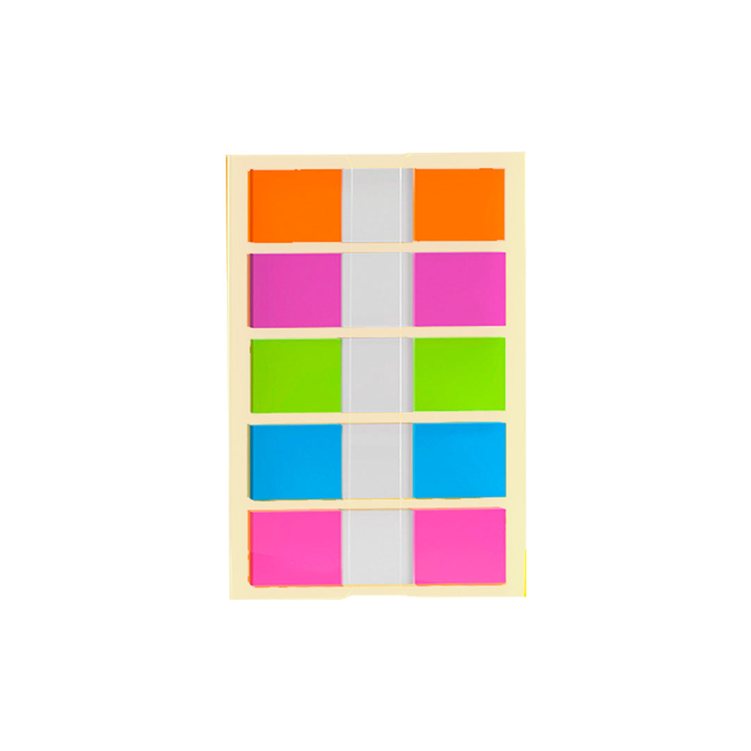 Mini banderitas adhesivas neón 3M Post-It 683-5CB 12 mm X 43 mm.