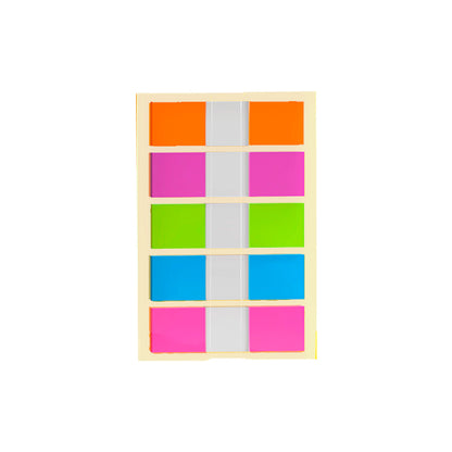 Mini banderitas adhesivas neón 3M Post-It 683-5CB 12 mm X 43 mm.