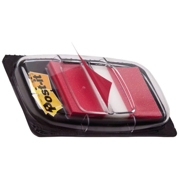 Banderitas Post-It Tape Flags rojas 680-RD2 2 blocks con 50 hojas cada uno