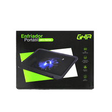Base enfriadora GHIA para Laptop hasta  17" GAC-227 con 1 Ventilador