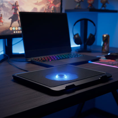 Base enfriadora GHIA para Laptop hasta  17" GAC-227 con 1 Ventilador