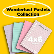 Block de notas Super Sticky pastel 4 paquetes con 45 hojas cada uno 101 mm X 152 mm