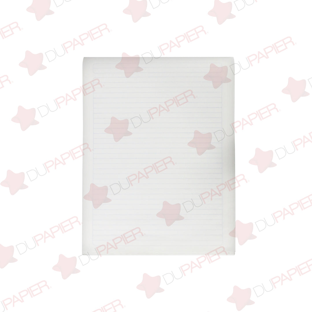 Block Estrella 0005 tamaño carta de 80 hojas.