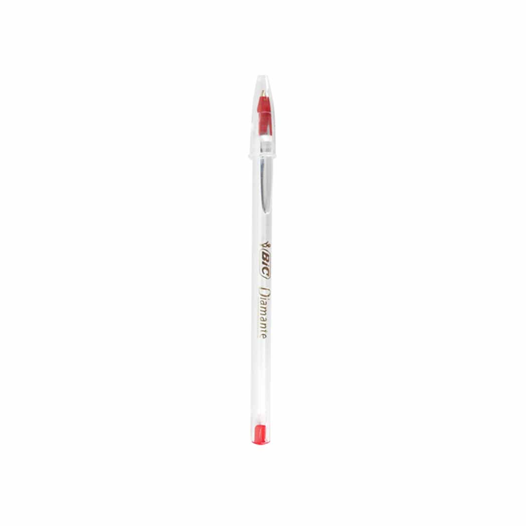 Bolígrafo Bic Diamante punto mediano rojo