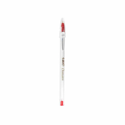 Bolígrafo Bic Diamante punto mediano rojo