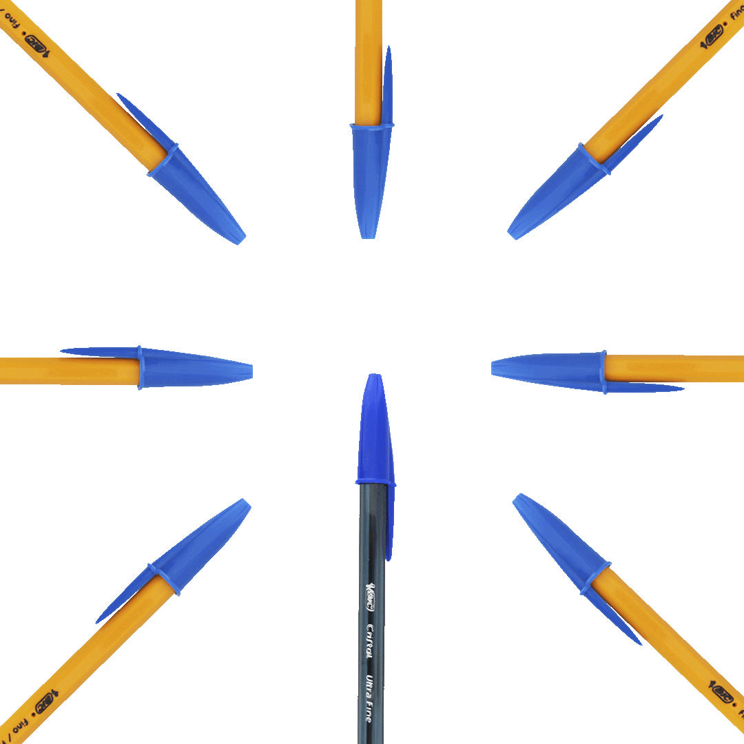 Bolígrafo Bic Cristal F-290 Punto fino.