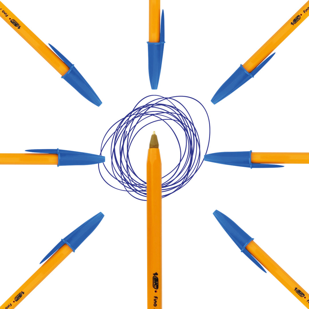 Bolígrafo Bic Cristal F-290 Punto fino.