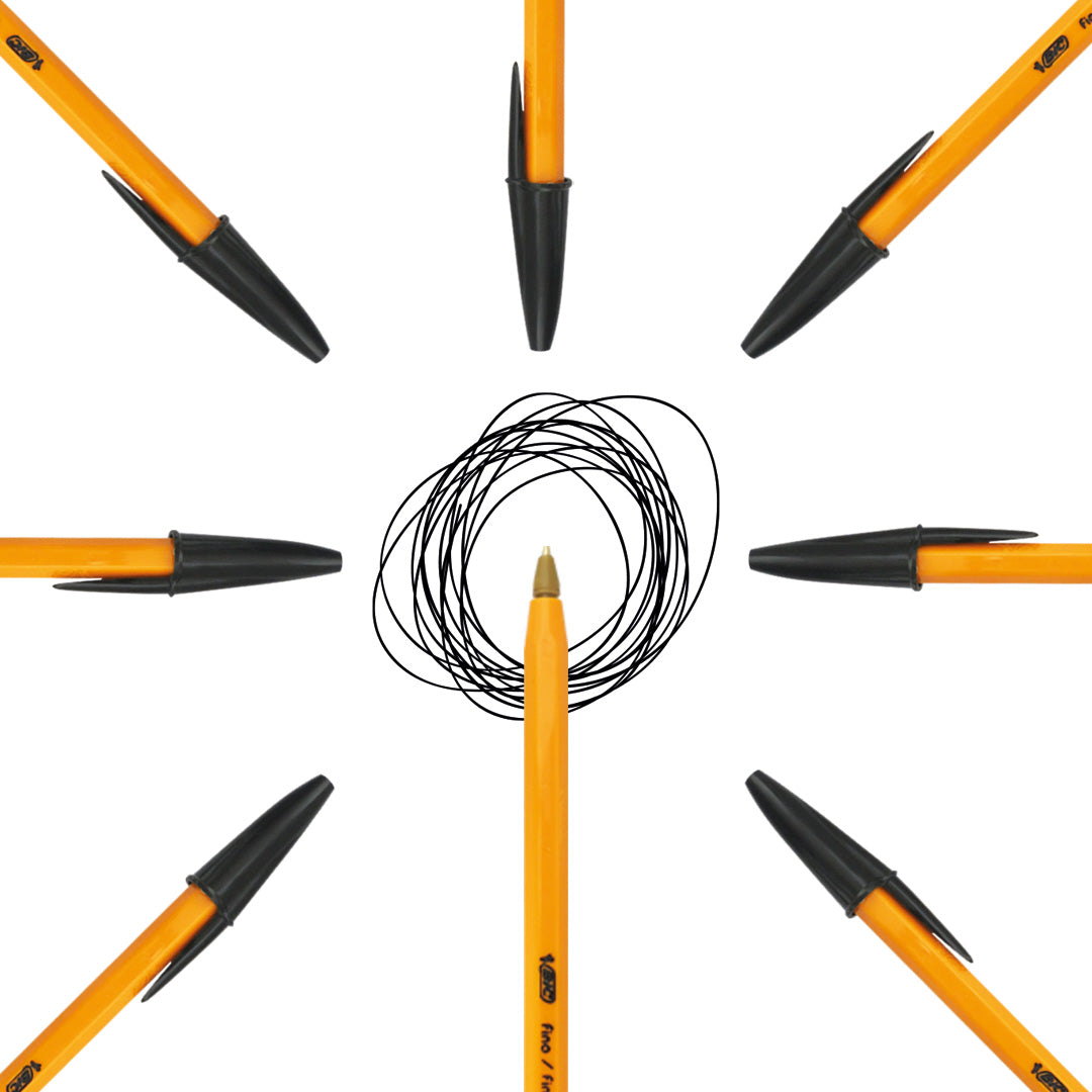 Bolígrafo Bic Cristal F-290 Punto fino.