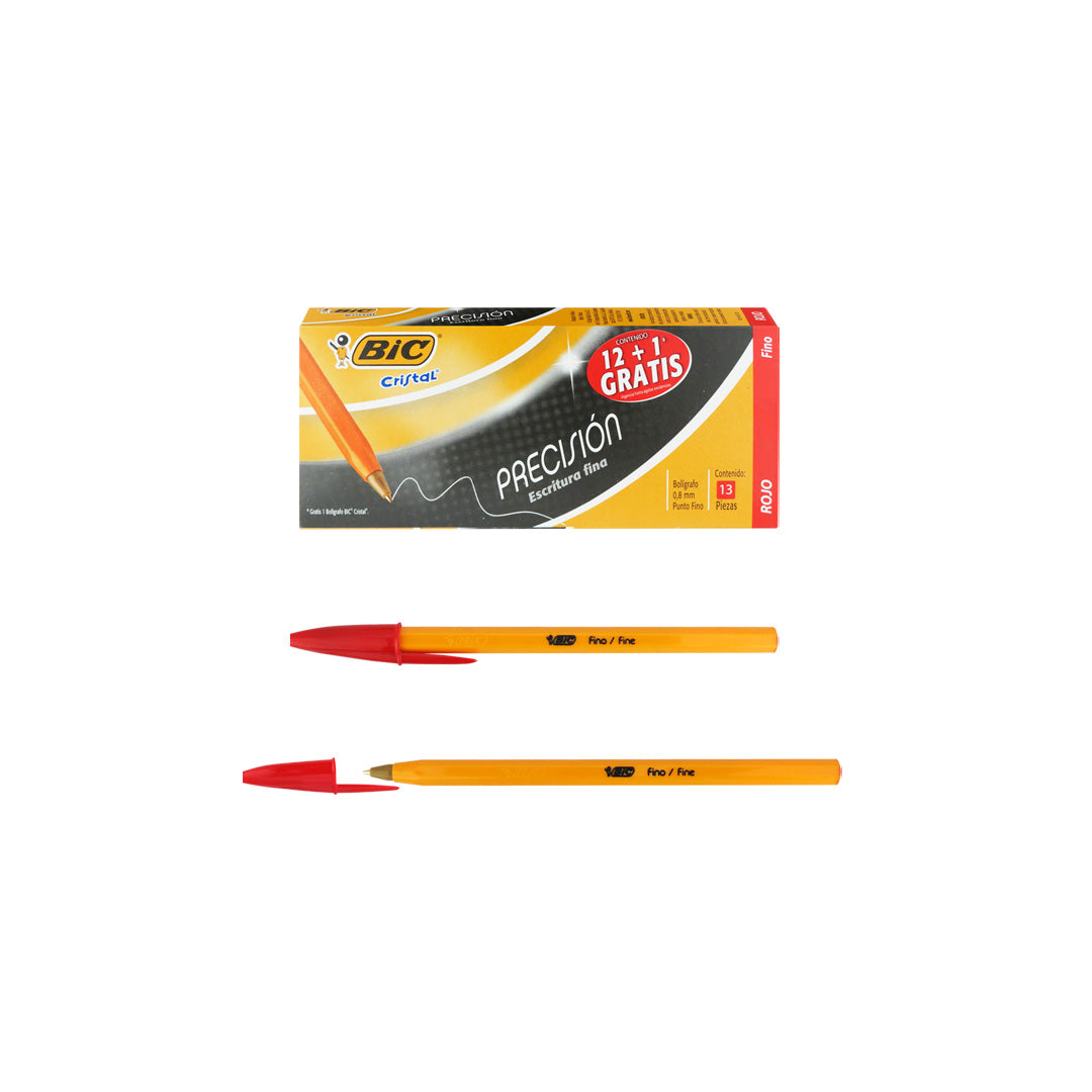 Bolígrafo Bic Cristal F-290 Punto fino.