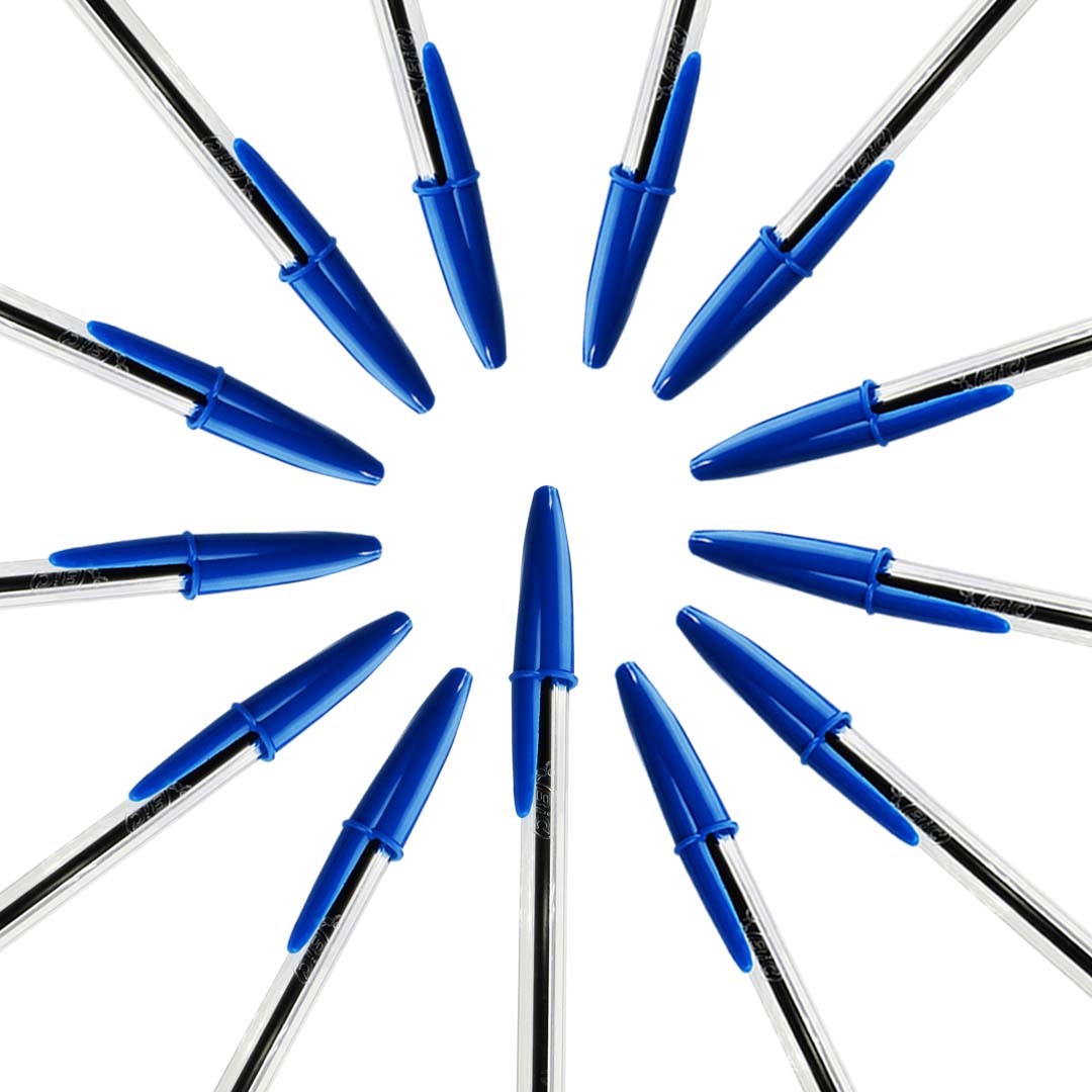 Bolígrafo Bic M-250 azul punto mediano
