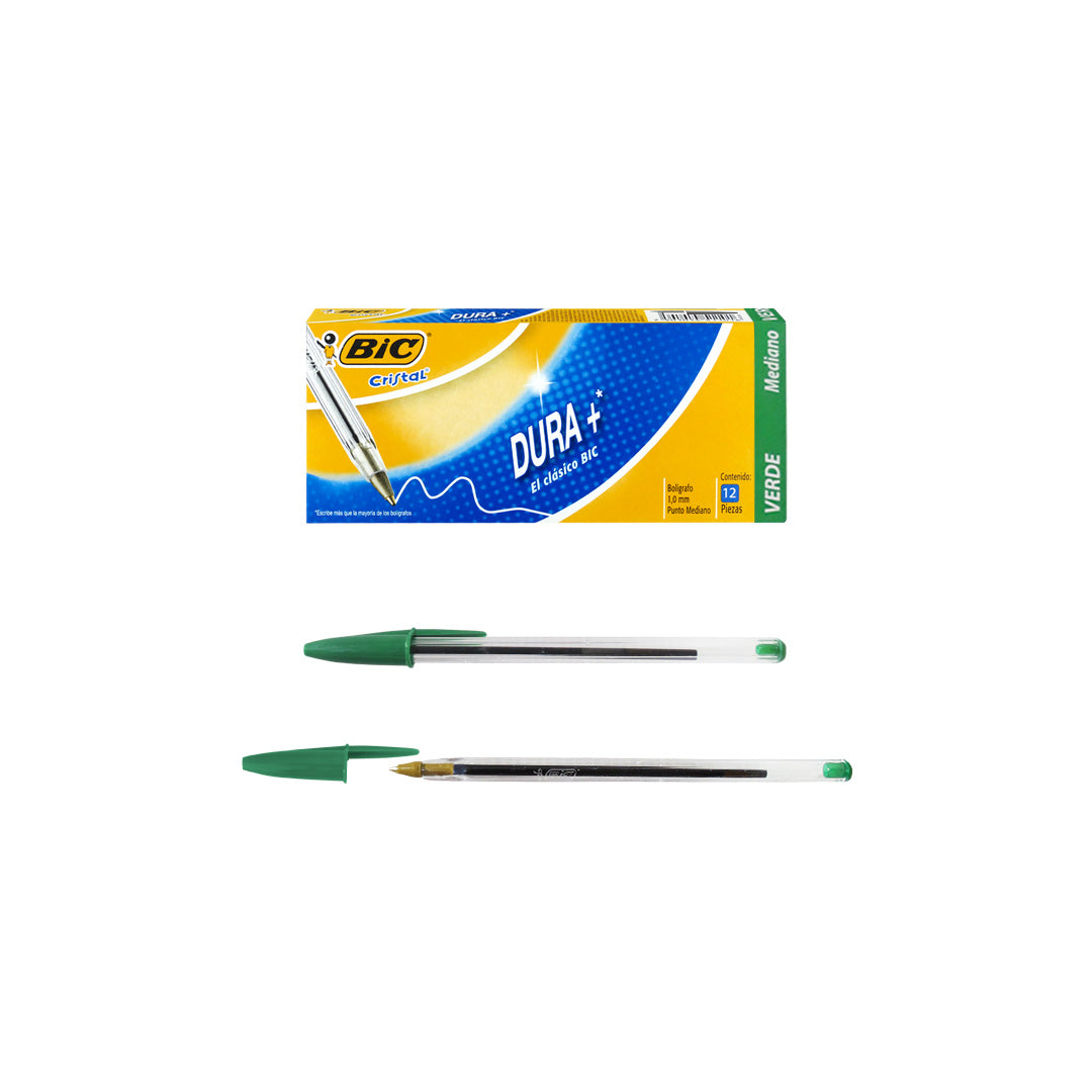 Bolígrafo Bic Cristal M-250 Punto Mediano.