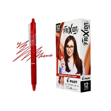 Bolígrafo Pilot Ball Frixion Clicker borrable con 12 pzas.