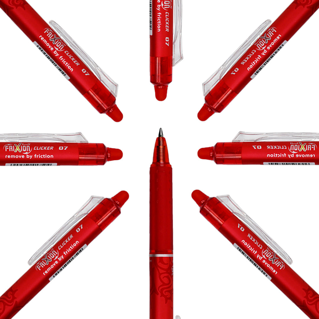 Bolígrafo Pilot Ball Frixion Clicker borrable con 12 pzas.