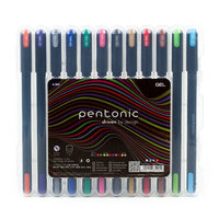 Bolígrafo Pentonic de gel 0.6, 0.7 Y 1.0 MM Colores Surtidos con 12 piezas