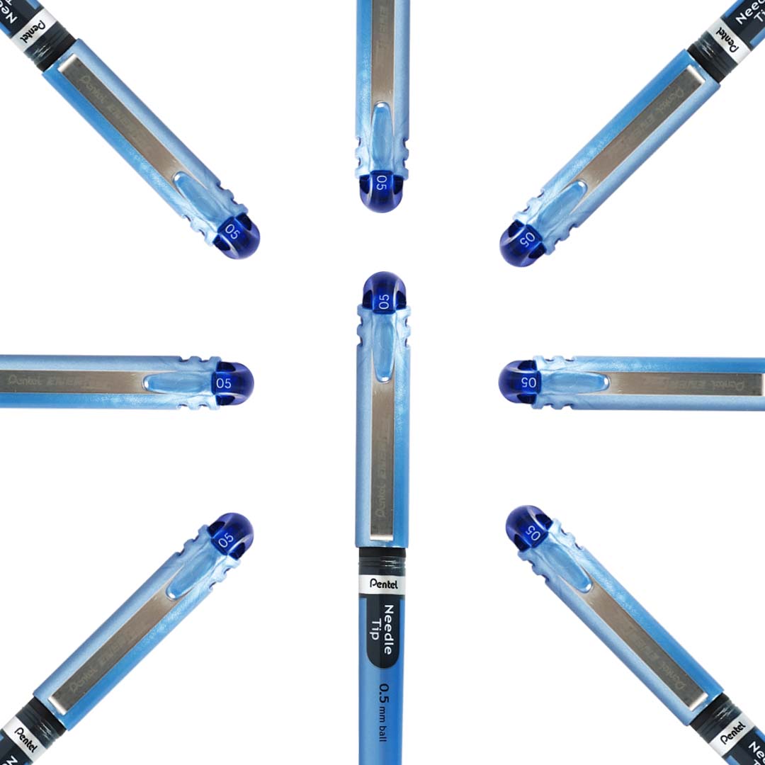 Bolígrafo Energel Pentel 0.5 azul BLN5C