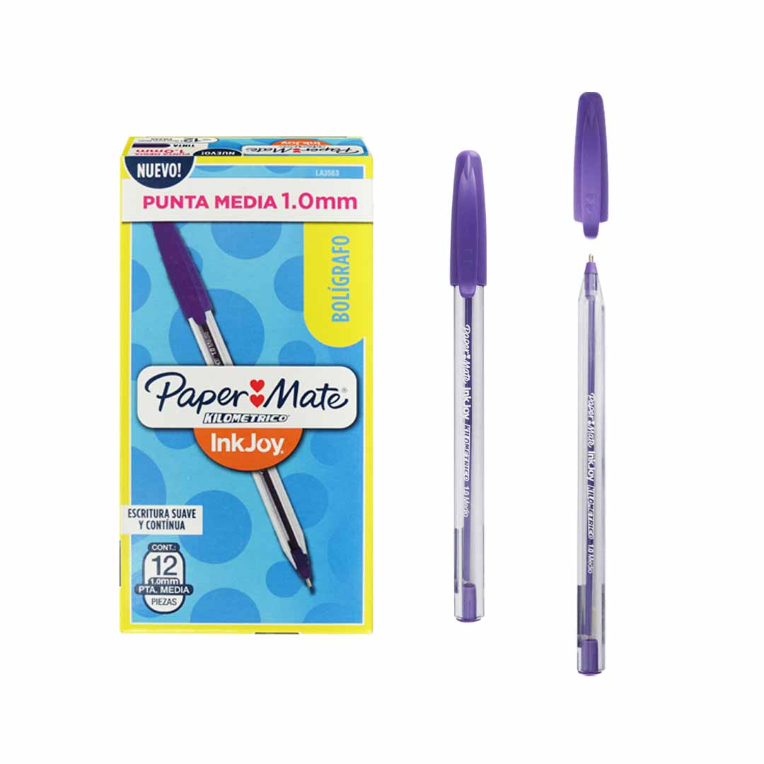 Bolígrafo Paper Mate Kilométrico 100 punto mediano