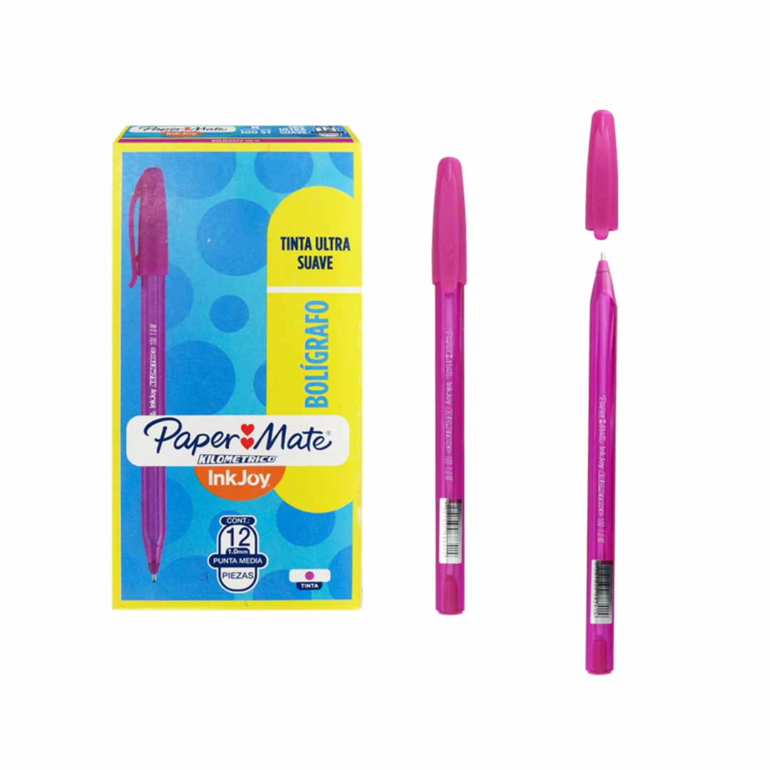Bolígrafo Paper Mate Kilométrico 100 punto mediano
