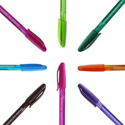Bolígrafo Papermate kilométrico 100 mediana surtido 8 pzas.