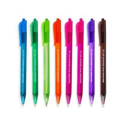 Bolígrafo kilométrico retráctil ink joy 100 RT colores surtidos 8 pzas.