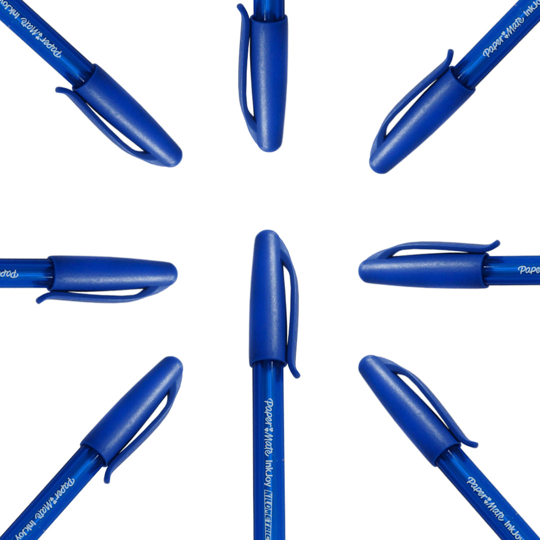 Bolígrafo Paper Mate Kilométrico InkJoy 100ST punto fino, Caja con 12 piezas.