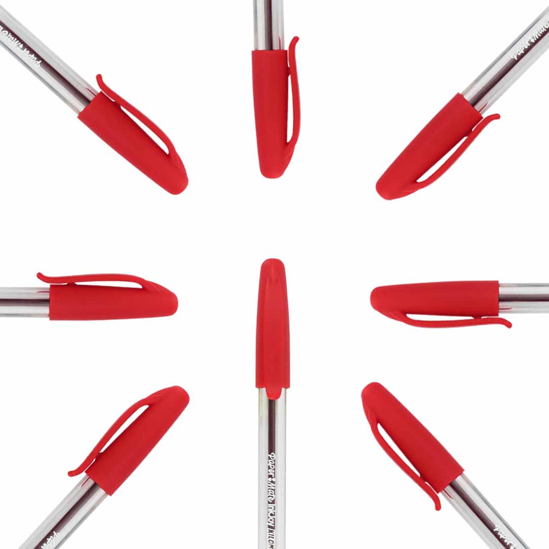Bolígrafo Papermate Kilométrico 100 punto mediano.
