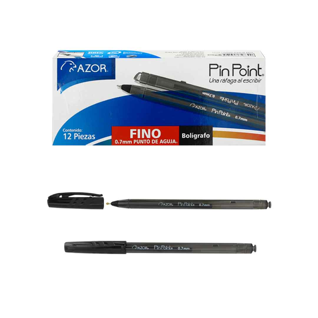 Bolígrafo Azor Pin Point punta de aguja 6810.