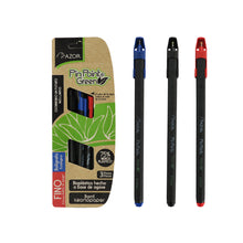Bolígrafo Azor Pin Point Green punto fino 6893.
