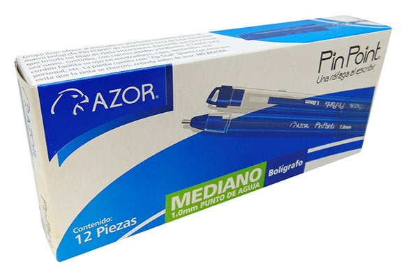 Bolígrafo Azor Pin Point punto mediano 6830