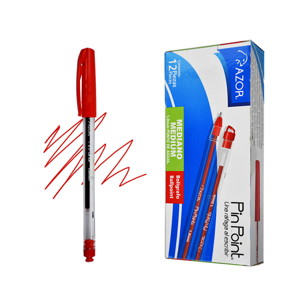 Bolígrafo Azor Pin Point Punto Mediano 6830.