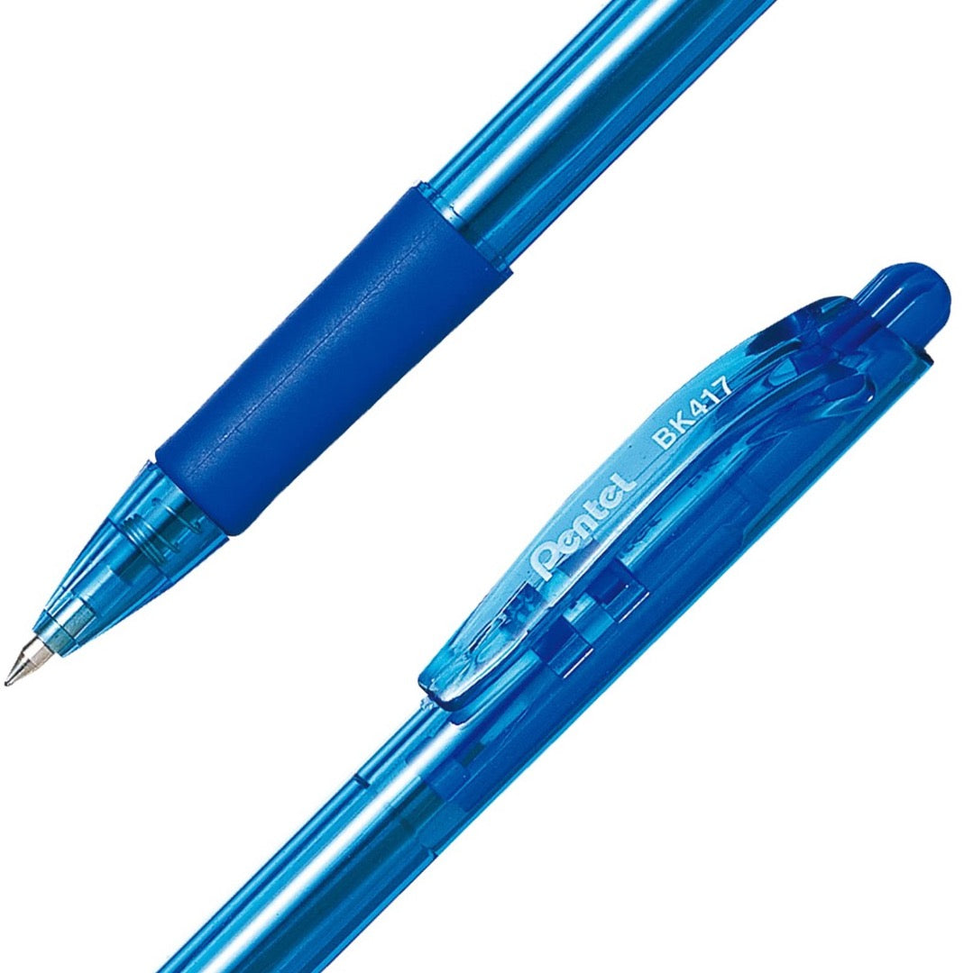 BOLIGRAFO RETRACTIL PENTEL WOW BK417 PUNTO MEDIANO AZUL