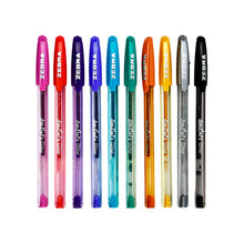 Bolígrafos de gel Zebra Rollerball Doodler'z Glitter con 10 pzas.