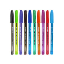 Bolígrafo Trion punto mediano 10 colores surtidos