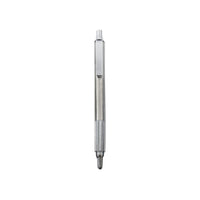 Bolígrafo Zebra Retráctil De Acero Inoxidable F 701 Punto Fino 1 Pieza Tinta Negra
