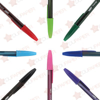 Bolígrafos Bic Cristal Fashion punta ultrafina con 10 pzas.
