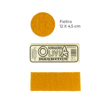 Borrador para pizarrón Olivia con imán No.7
